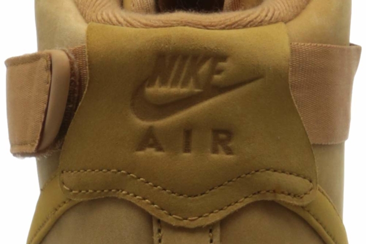 Nike Air Force 1 Flax back branding